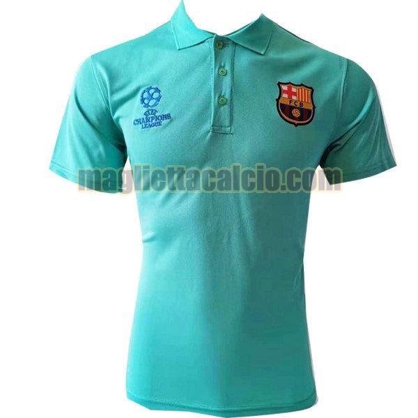 polo barcellona uomo verde 2019-2020