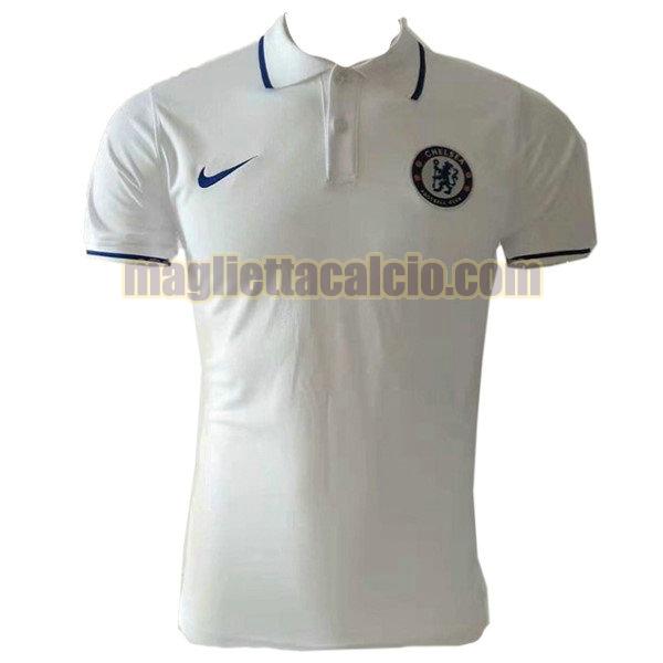 polo chelsea uomo bianco 2019-2020