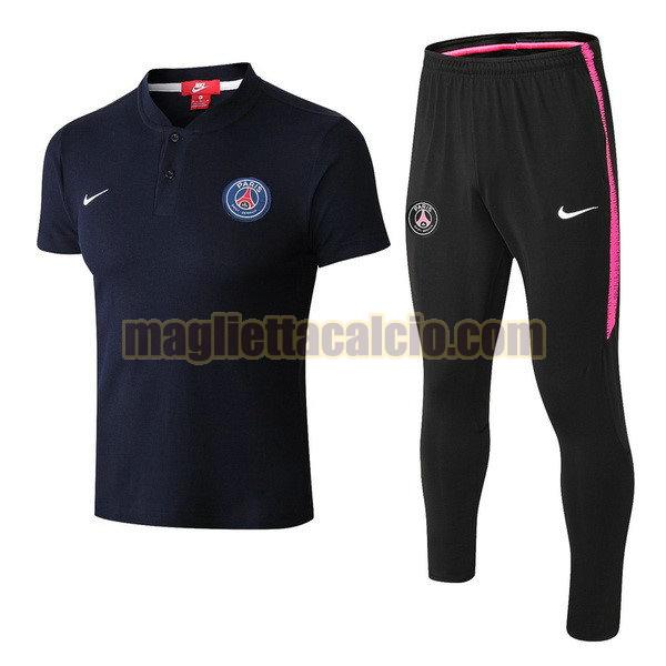 polo completo paris saint germain uomo blu 2018-2019