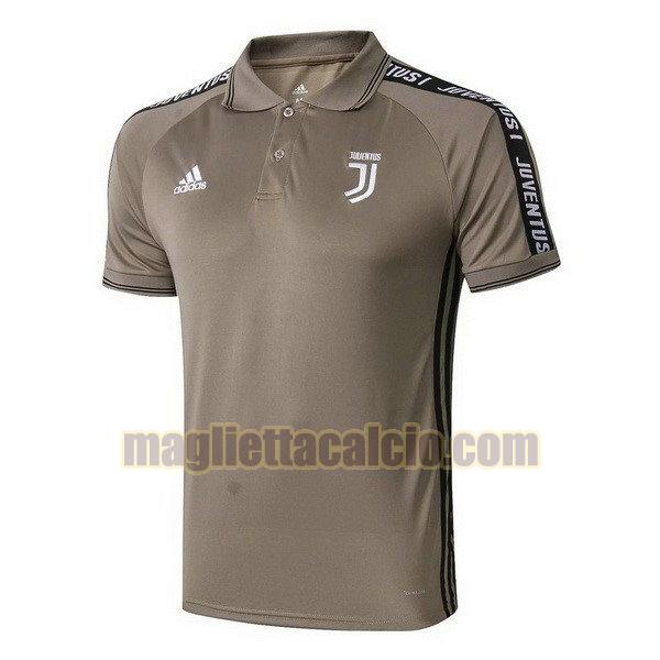 polo juventus uomo marrone 2019-2020