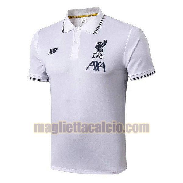 polo liverpool uomo bianco 2019-2020