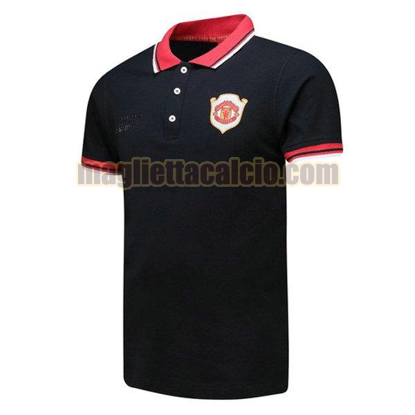 polo manchester united uomo nero 20th