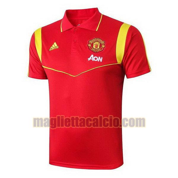 polo manchester united uomo rosso 2019-20