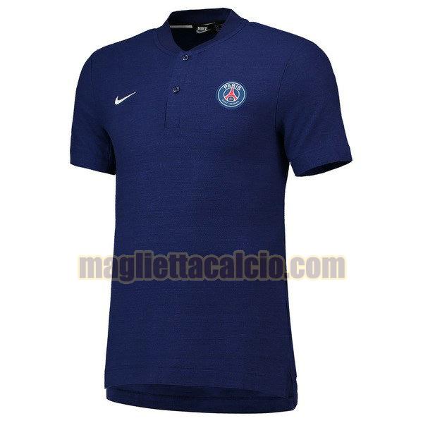 polo paris saint germain uomo blu 2018-2019