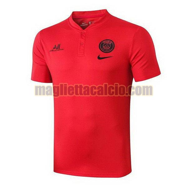 polo paris saint germain uomo rosso 2019-20