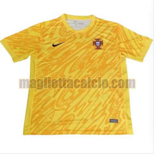 thailandia maglia portiere portogallo uomo giallo 2024