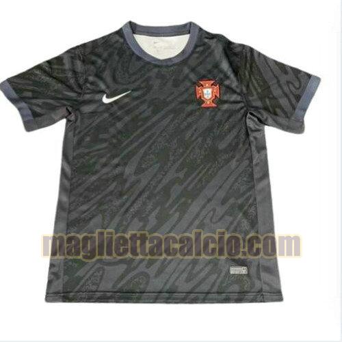 thailandia maglia portiere portogallo uomo nero 2024