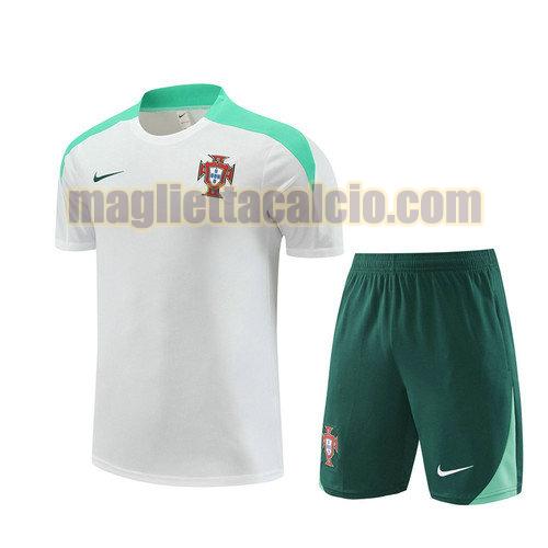 training maglie calcio completo portogallo uomo bianco 2024-2025