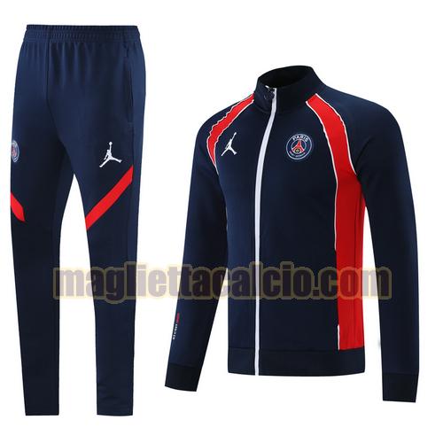 tuta sportiva paris saint germain uomo blu rosso 2022